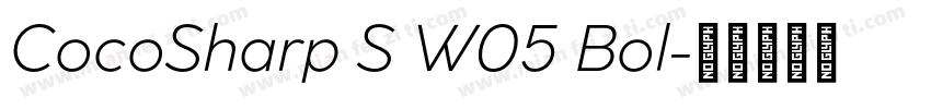 CocoSharp S W05 Bol字体转换